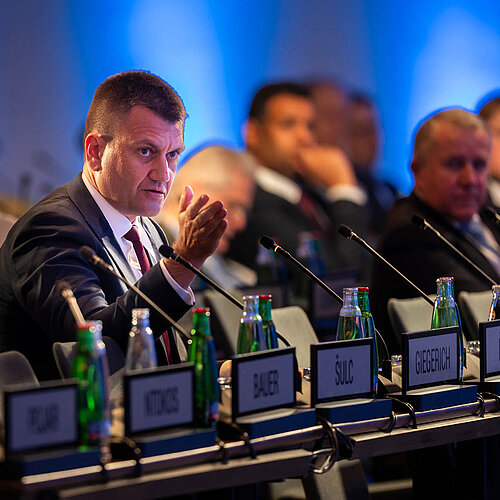 Participants at IISS event