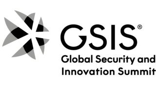 Global Security and Innovation Summit (GSIS) Logo with two sublines, black
