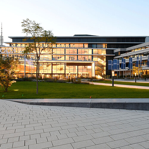 Exterior view of the Congress Center Hamburg building.