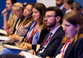 Participants at IISS security conference